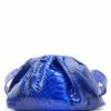 SISTA PARIS Sac Big Uniq Cuir Souple Python Bleu -jerome dreyfuss shop unnamed file 1933