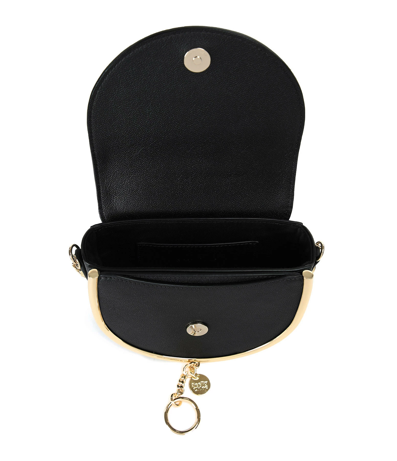 SEE BY CHLOE Sac Mara Cuir Lisse Noir 6 SEE BY CHLOE Sac Mara Cuir Lisse Noir – Image 4