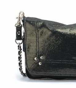 JEROME DREYFUSS Sac Bobi S Cuir Lamé Noir -jerome dreyfuss shop unnamed file 1958