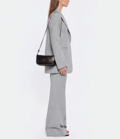 JEROME DREYFUSS Sac Bobi S Cuir Lamé Noir -jerome dreyfuss shop unnamed file 1960