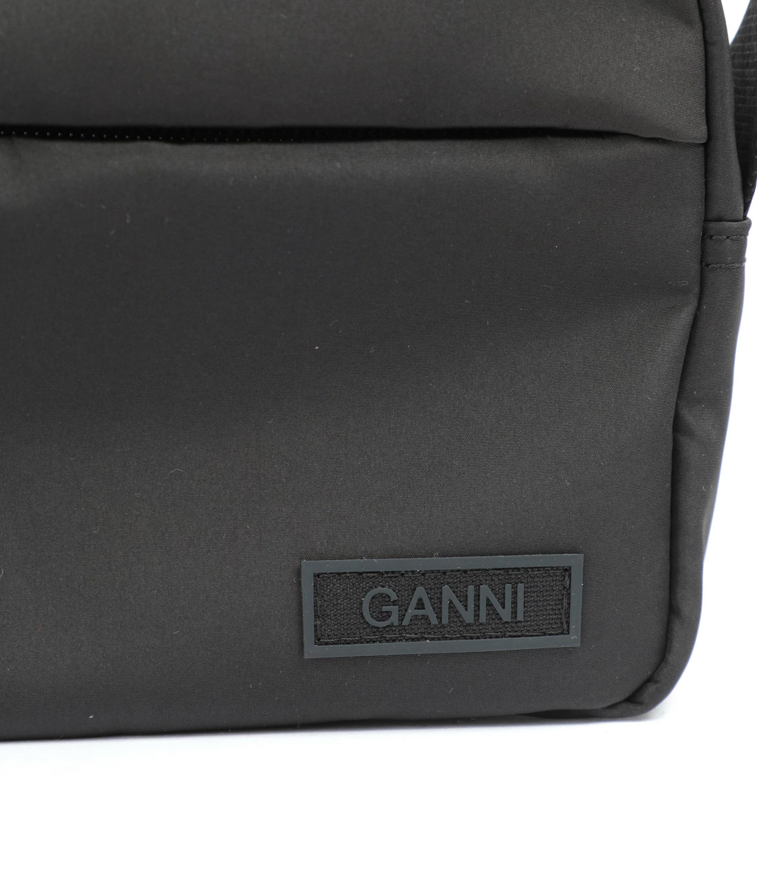 GANNI Sac Tissu Recyclé Noir 5 GANNI Sac Tissu Recyclé Noir – Image 3