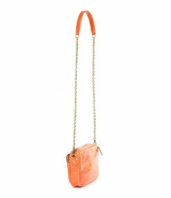 CLARIS VIROT Sac Charly Python Orange 9 CLARIS VIROT Sac Charly Python Orange -jerome dreyfuss shop unnamed file 1967