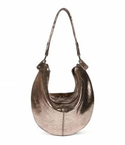 JEROME DREYFUSS Sac Paul Lune Cuir Lamé Champa