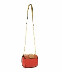 Alternative view of SEE BY CHLOE Sac Chaîne Hana Cuir Lisse Burnt Henna