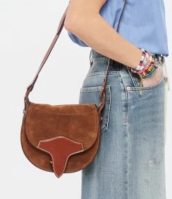 ISABEL MARANT Sac Botsy Cuir Suédé Cognac -jerome dreyfuss shop unnamed file 2048