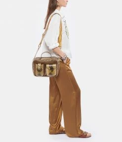 CLARIS VIROT Sac César Python Miel 13 CLARIS VIROT Sac César Python Miel -jerome dreyfuss shop unnamed file 2055