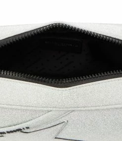 GOLDEN GOOSE Sac Star Cuir Glitter Argenté -jerome dreyfuss shop unnamed file 2080