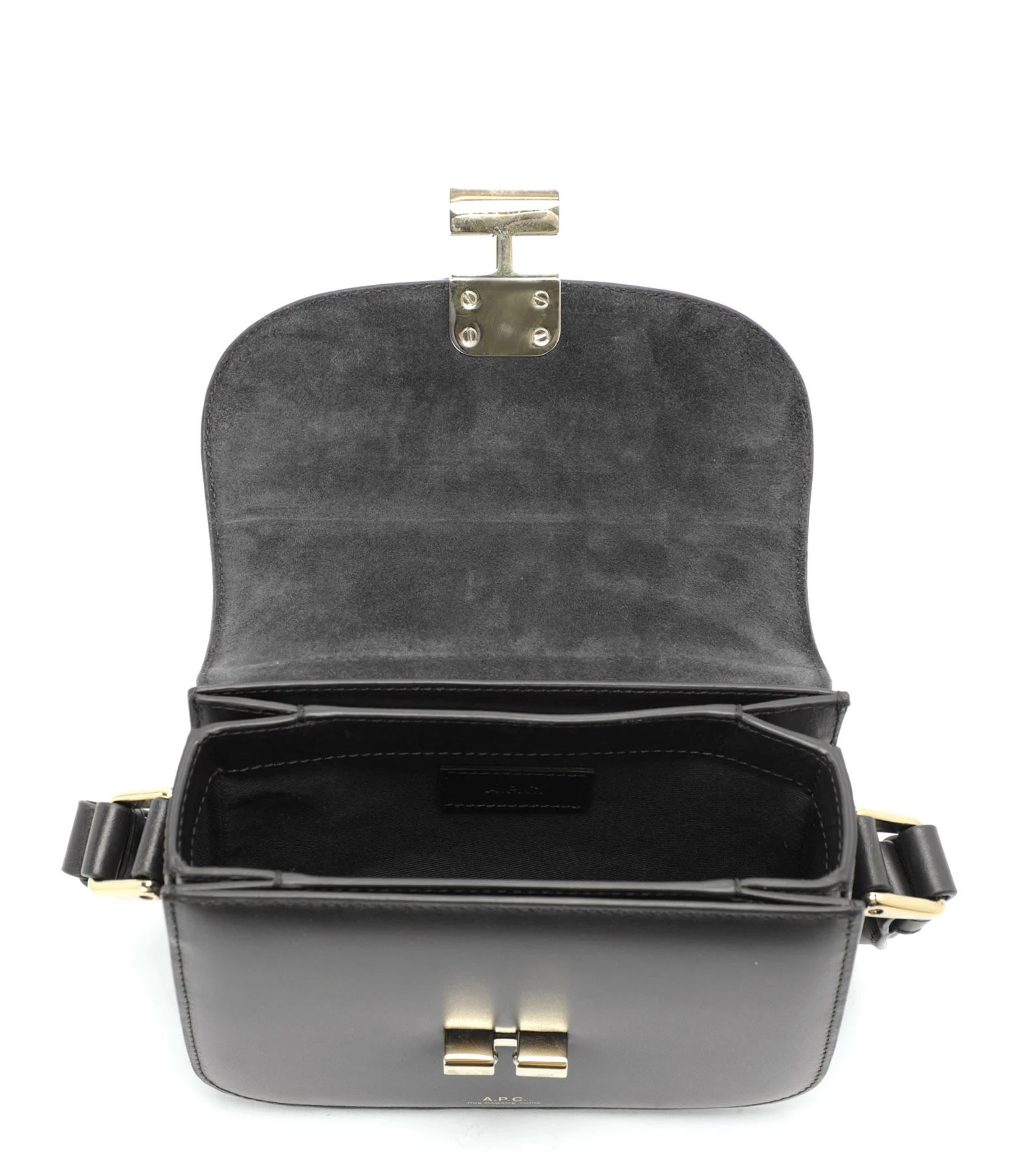 A.P.C. Sac Grace Mini Cuir Lisse Noir 5 A.P.C. Sac Grace Mini Cuir Lisse Noir – Image 3