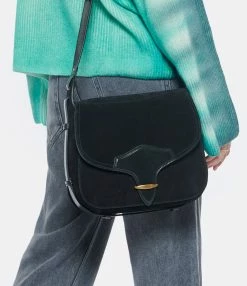 ISABEL MARANT Sac Besace Botsy Cuir Noir 12 ISABEL MARANT Sac Besace Botsy Cuir Noir -jerome dreyfuss shop unnamed file 2112