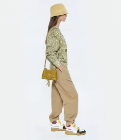 SEE BY CHLOE Sac Joan Mini Double Cuir Amber Green -jerome dreyfuss shop unnamed file 2118