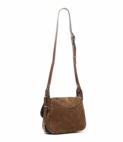 Alternative view of ISABEL MARANT Sac Besace Botsy Cuir Cognac