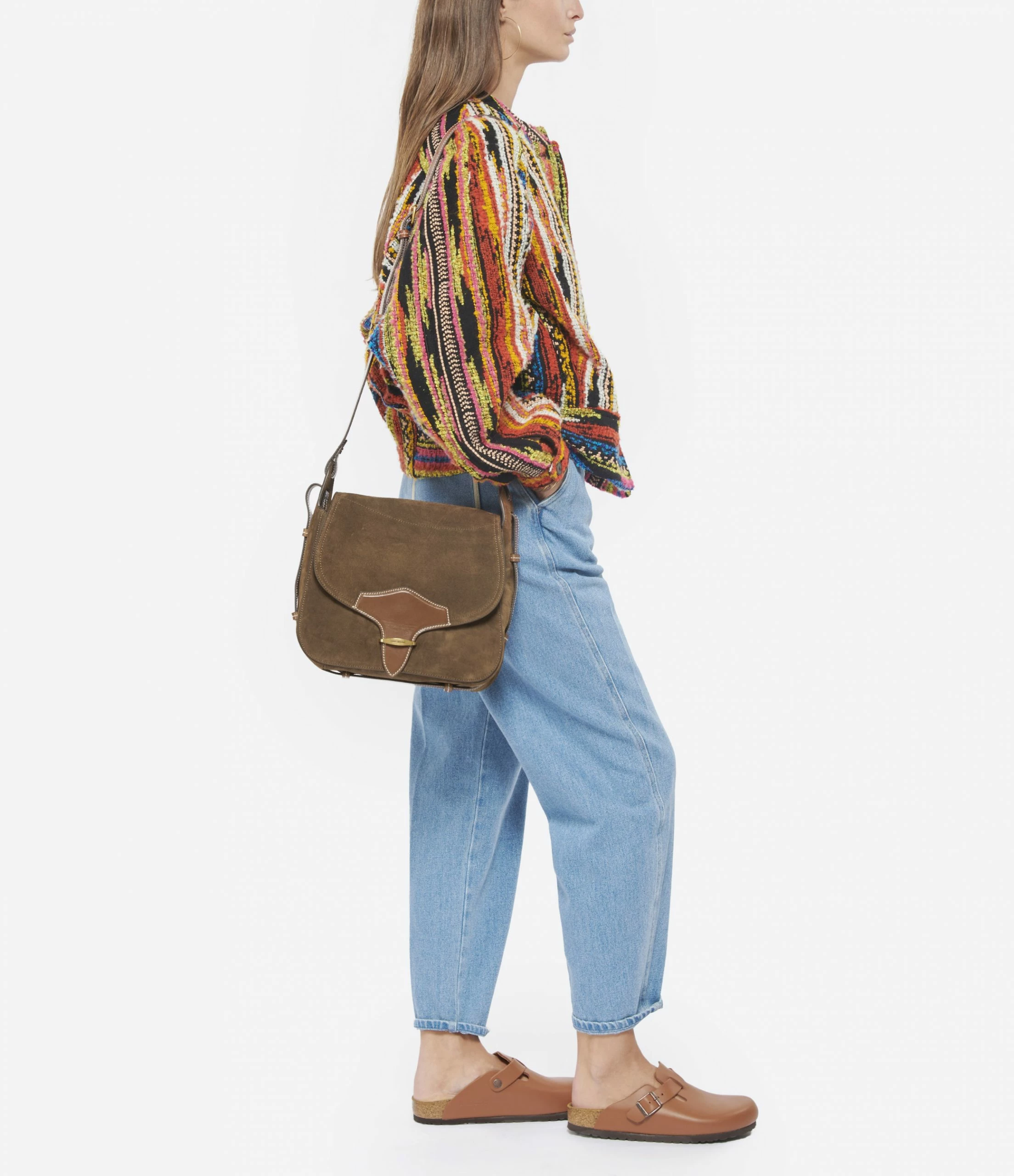 ISABEL MARANT Sac Besace Botsy Cuir Cognac 8 ISABEL MARANT Sac Besace Botsy Cuir Cognac – Image 6