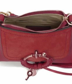SEE BY CHLOE Sac Joan Mini Double Cuir Ribbon Red -jerome dreyfuss shop unnamed file 2153