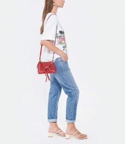 SEE BY CHLOE Sac Joan Mini Double Cuir Ribbon Red -jerome dreyfuss shop unnamed file 2155