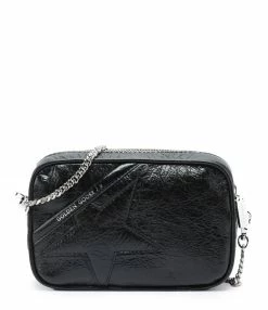 GOLDEN GOOSE Sac Mini Star Cuir Noir