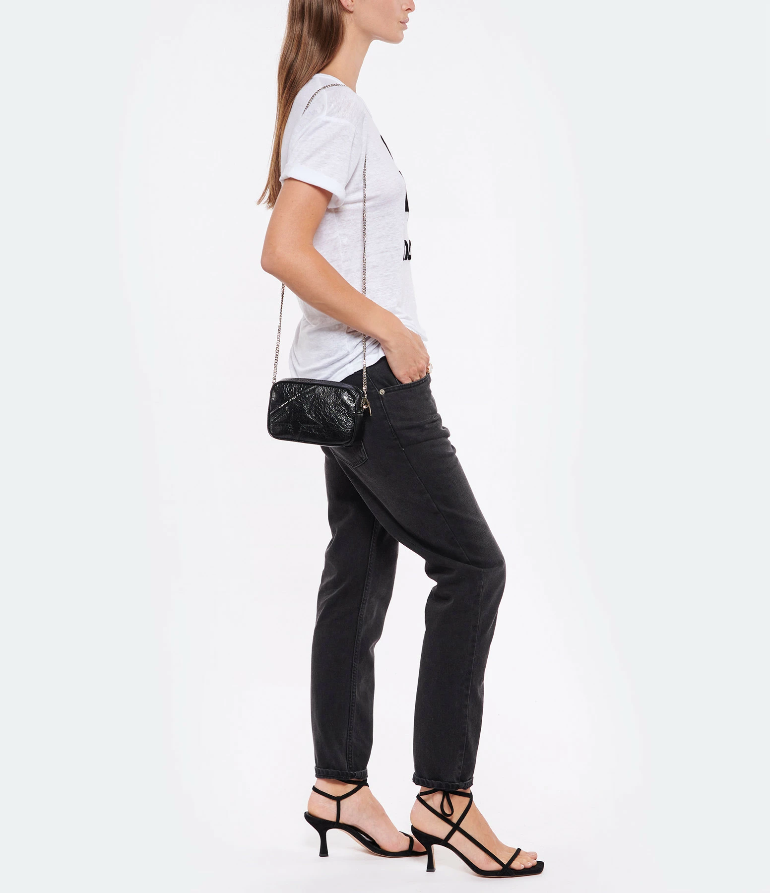 GOLDEN GOOSE Sac Mini Star Cuir Noir 8 GOLDEN GOOSE Sac Mini Star Cuir Noir – Image 6