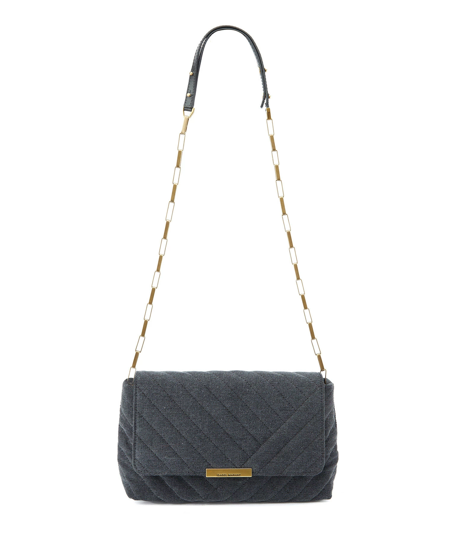 ISABEL MARANT Sac Bandoulière Merine Coton Noir 3 ISABEL MARANT Sac Bandoulière Merine Coton Noir