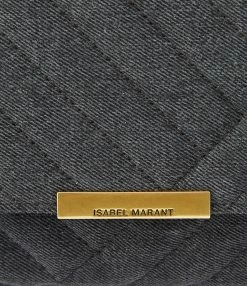 ISABEL MARANT Sac Bandoulière Merine Coton Noir 10 ISABEL MARANT Sac Bandoulière Merine Coton Noir -jerome dreyfuss shop unnamed file 2188