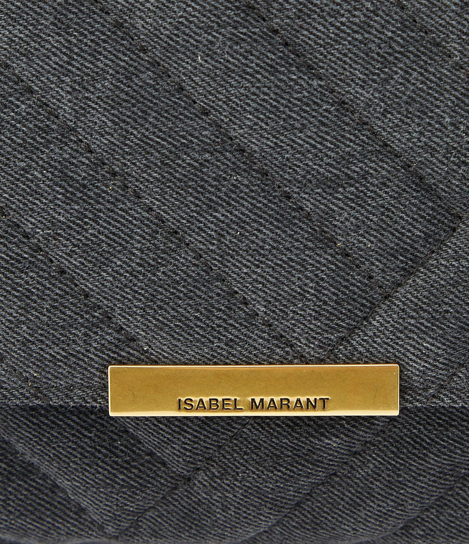 ISABEL MARANT Sac Bandoulière Merine Coton Noir 5 ISABEL MARANT Sac Bandoulière Merine Coton Noir – Image 3