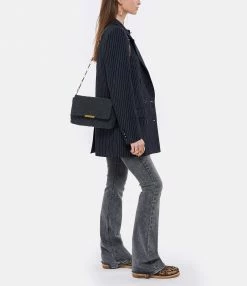ISABEL MARANT Sac Bandoulière Merine Coton Noir 13 ISABEL MARANT Sac Bandoulière Merine Coton Noir -jerome dreyfuss shop unnamed file 2191