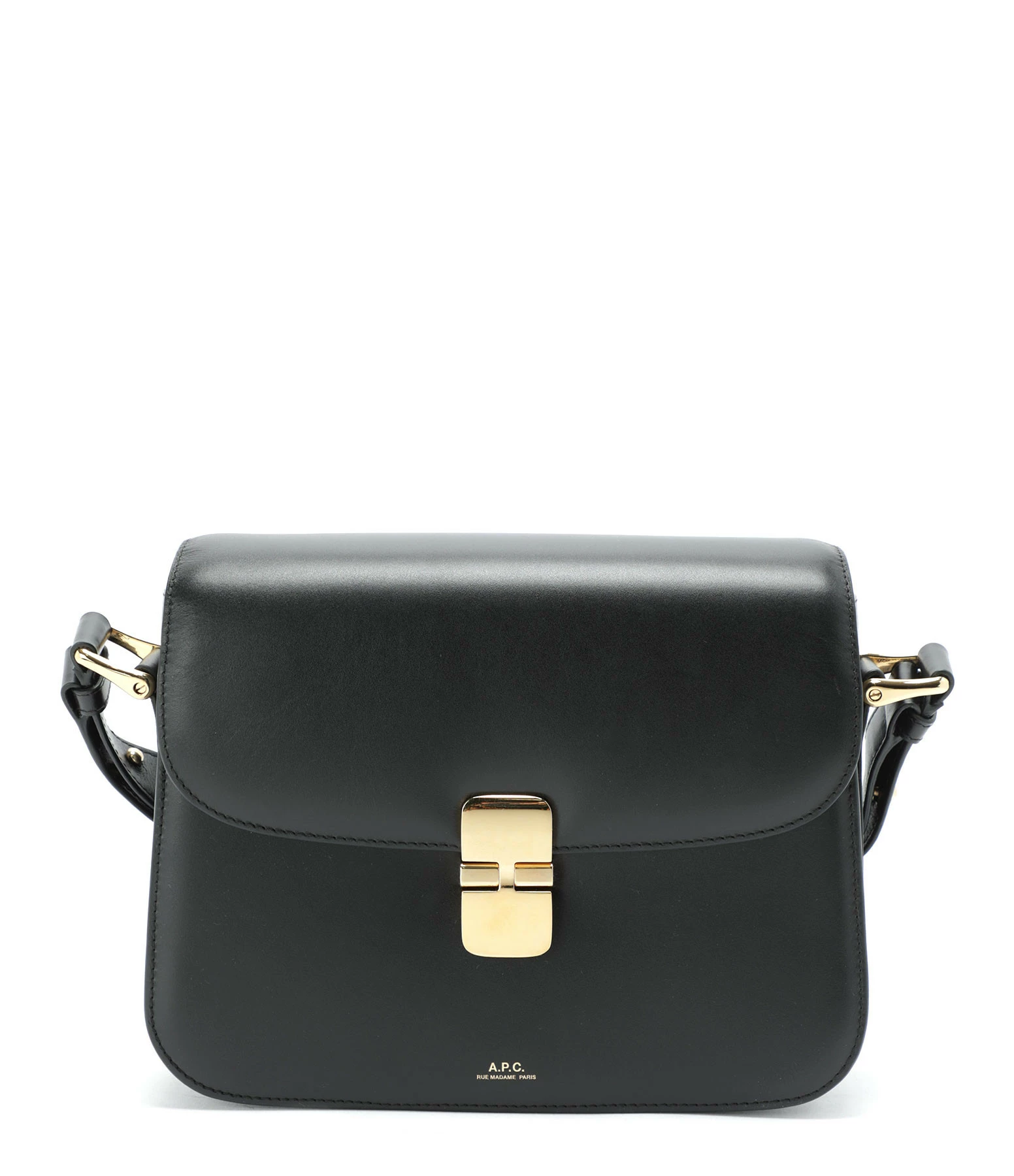 A.P.C. Sac Grace Small Cuir Lisse Noir 3 A.P.C. Sac Grace Small Cuir Lisse Noir