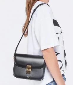 A.P.C. Sac Grace Small Cuir Lisse Noir 12 A.P.C. Sac Grace Small Cuir Lisse Noir -jerome dreyfuss shop unnamed file 2196