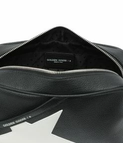 Alternative view of GOLDEN GOOSE Sac Star Cuir Noir Blanc