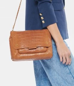 JEROME DREYFUSS Sac Lulu L Cuir Croco Whisky 14 JEROME DREYFUSS Sac Lulu L Cuir Croco Whisky -jerome dreyfuss shop unnamed file 2221