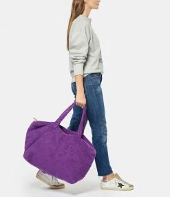LALLA Sac De Plage Socco Éponge Ultra Violet -jerome dreyfuss shop unnamed file 223