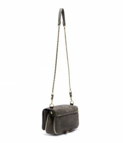 Alternative view of JEROME DREYFUSS Sac Bobi Cuir Suédé Croco Éléphant