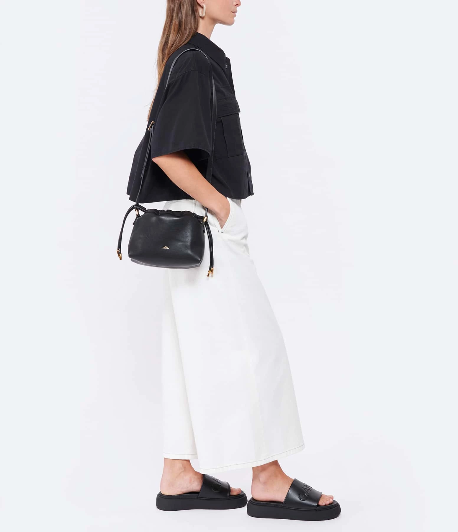 A.P.C. Sac Ninon Mini Noir 8 A.P.C. Sac Ninon Mini Noir – Image 6