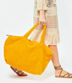 LALLA Sac De Plage Socco Éponge Curry -jerome dreyfuss shop unnamed file 228