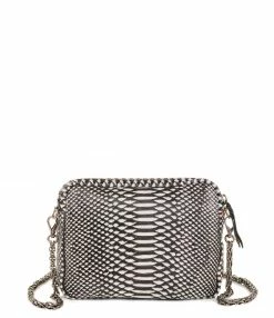 CLARIS VIROT Sac Big Charly Python, Suédé Noir Blanc 10 CLARIS VIROT Sac Big Charly Python, Suédé Noir Blanc -jerome dreyfuss shop unnamed file 2294