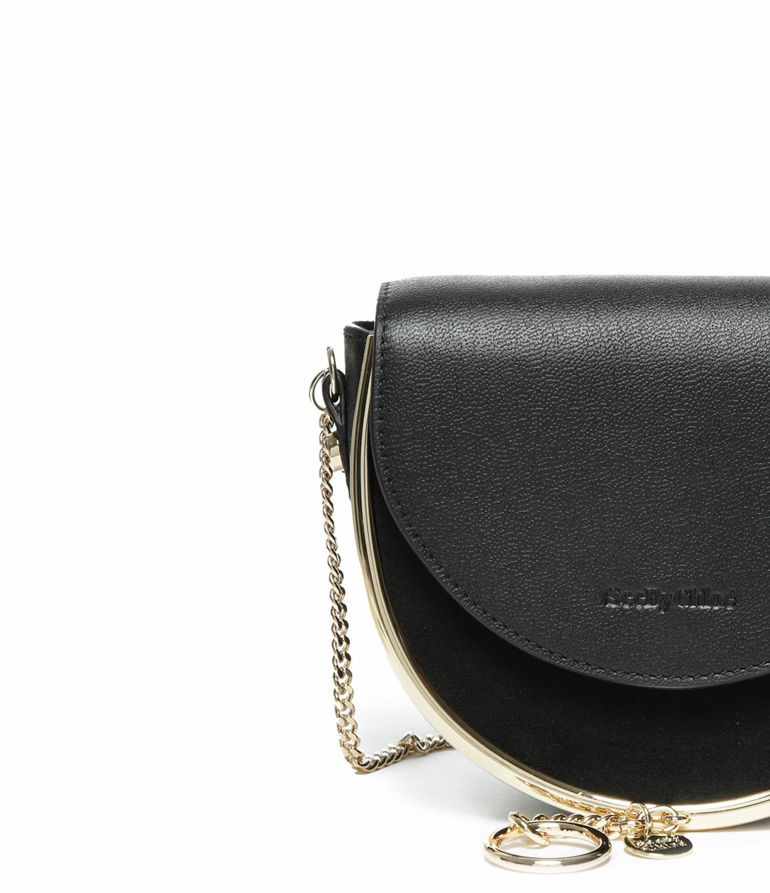SEE BY CHLOE Sac Mara Double Cuir Noir 6 SEE BY CHLOE Sac Mara Double Cuir Noir – Image 4