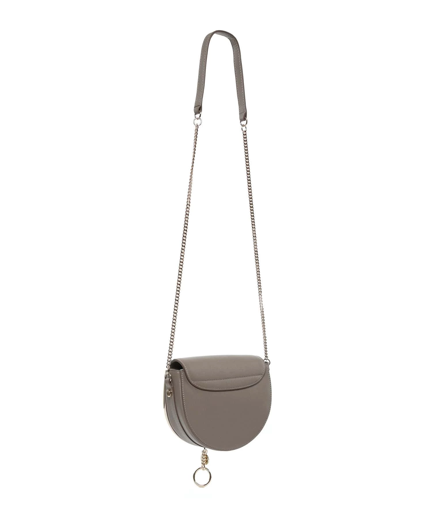 SEE BY CHLOE Sac Mara Cuir Lisse Motty Grey 4 SEE BY CHLOE Sac Mara Cuir Lisse Motty Grey – Image 2