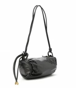 Alternative view of ISABEL MARANT Sac Shelby Cuir Froissé Noir Doré