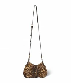 Alternative view of JEROME DREYFUSS Sac Helmut S Cuir Suédé Léopard