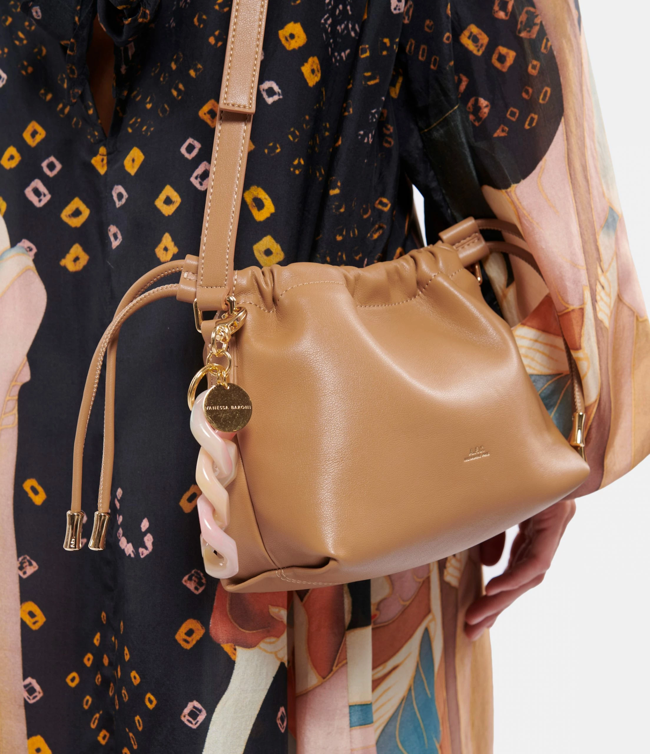 A.P.C. Sac Ninon Mini Caramel 7 A.P.C. Sac Ninon Mini Caramel – Image 5