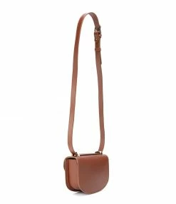 Alternative view of A.P.C. Sac Genève Mini Cuir Lisse Noisette
