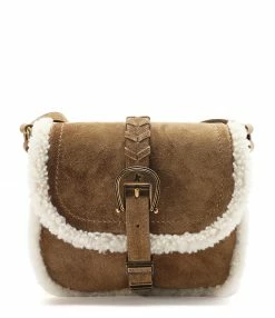 GOLDEN GOOSE Sac à Main Rodeo Cuir Suédé Marron