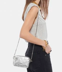 GOLDEN GOOSE Sac Mini Star Cuir Argenté 12 GOLDEN GOOSE Sac Mini Star Cuir Argenté -jerome dreyfuss shop unnamed file 2376