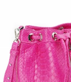 SISTA PARIS Sac Amber Python Rose Électrique -jerome dreyfuss shop unnamed file 2393