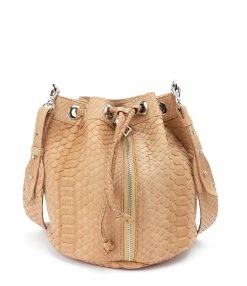 SISTA PARIS Sac Amber Python Naturel Léopard