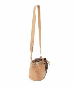 Alternative view of SISTA PARIS Sac Amber Python Naturel Léopard