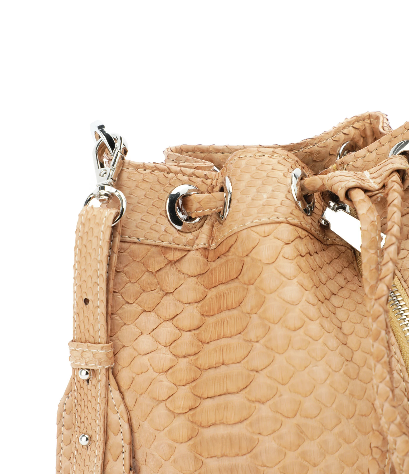 SISTA PARIS Sac Amber Python Naturel Léopard 6 SISTA PARIS Sac Amber Python Naturel Léopard – Image 4