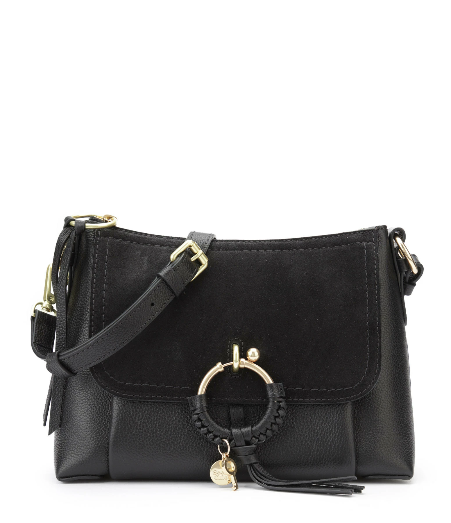 SEE BY CHLOE Sac Joan PM Cuir Grainé Noir 3 SEE BY CHLOE Sac Joan PM Cuir Grainé Noir