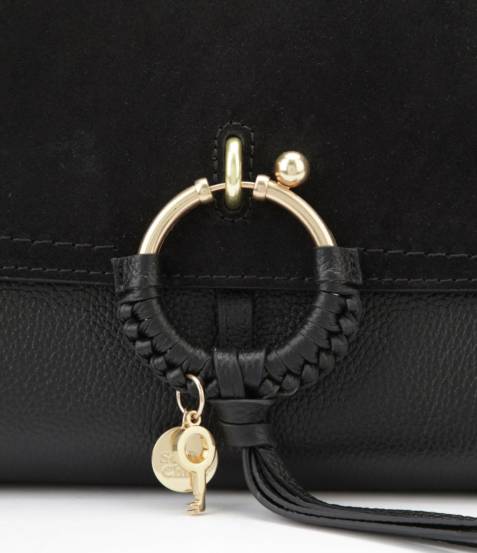 SEE BY CHLOE Sac Joan PM Cuir Grainé Noir 5 SEE BY CHLOE Sac Joan PM Cuir Grainé Noir – Image 3
