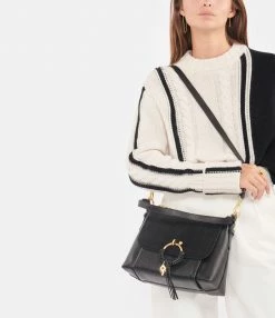 SEE BY CHLOE Sac Joan PM Cuir Grainé Noir 12 SEE BY CHLOE Sac Joan PM Cuir Grainé Noir -jerome dreyfuss shop unnamed file 2409