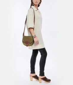 ISABEL MARANT Sac Botsy Cuir Suédé Kaki 13 ISABEL MARANT Sac Botsy Cuir Suédé Kaki -jerome dreyfuss shop unnamed file 2416