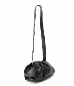 Alternative view of SISTA PARIS Sac Big Uniq Cuir Souple Python Noir